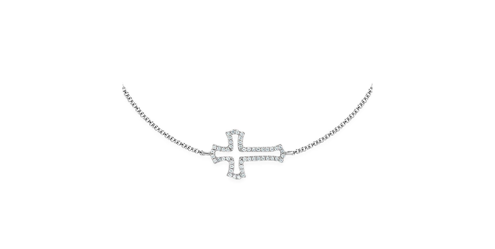 Náramek s diamanty Cross