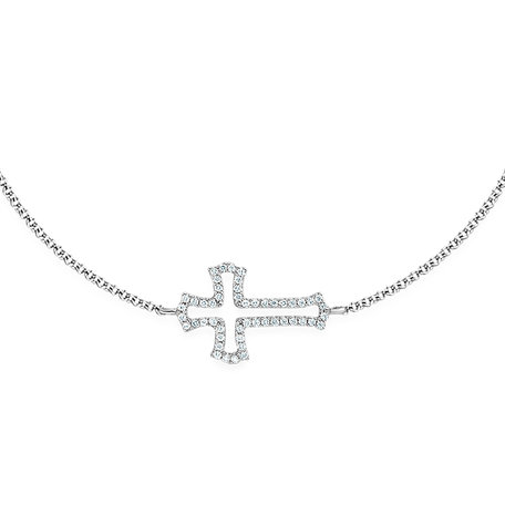 Náramek s diamanty Cross