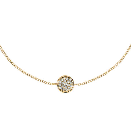 Náramek s diamanty Endless Circle