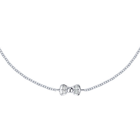 Náramek s diamanty Shiny Bow