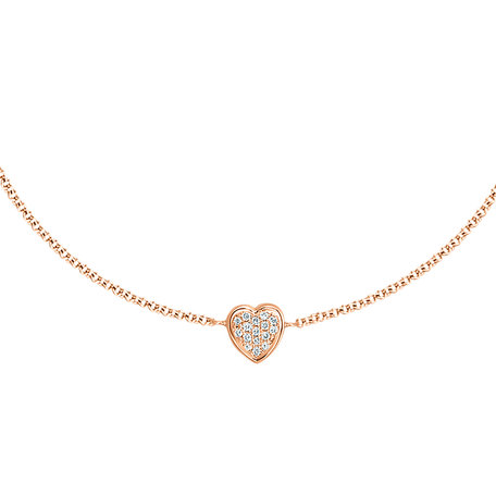 Náramek s diamanty Shiny Heart