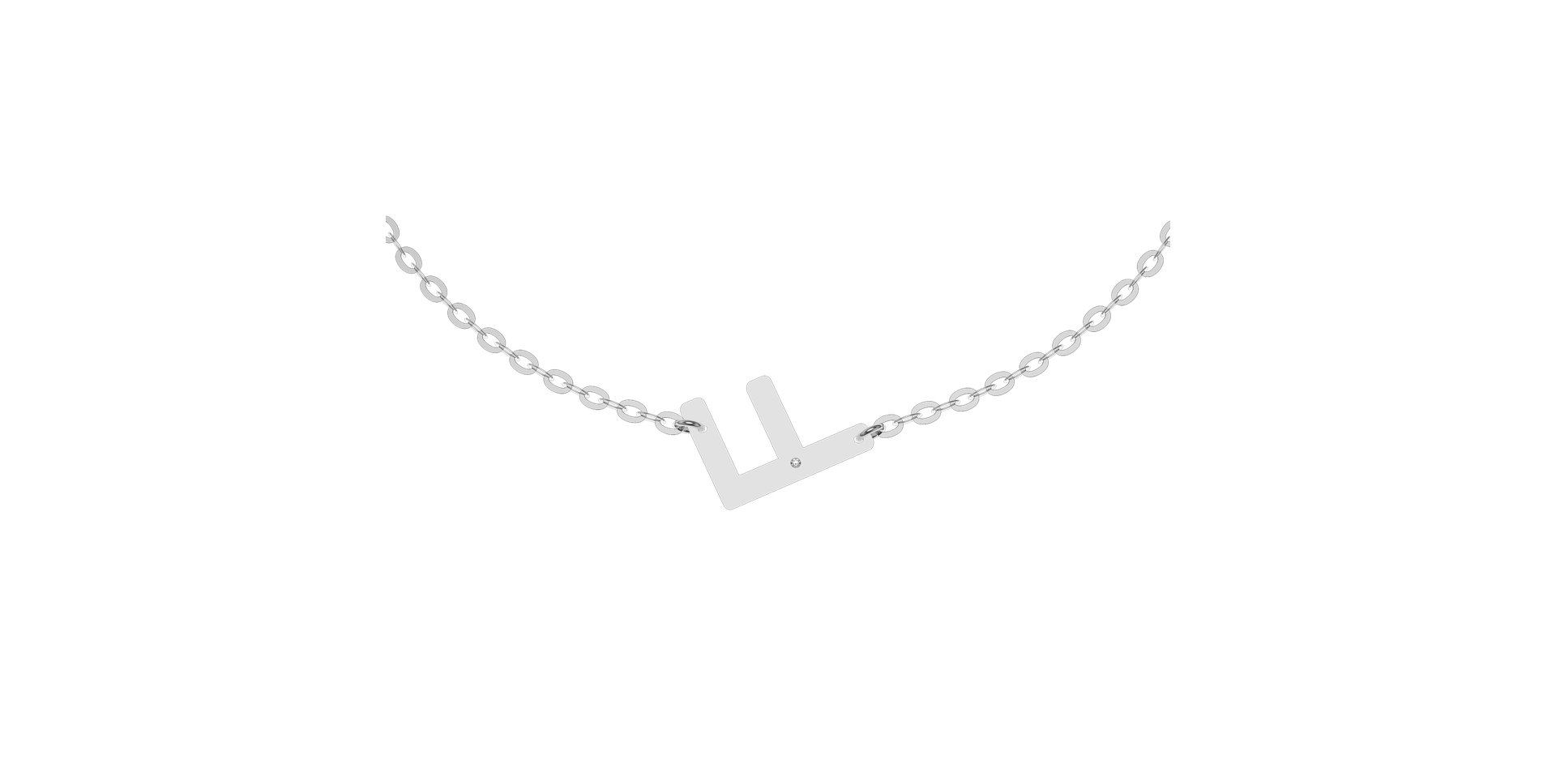 Náramek s diamantem Big Line F