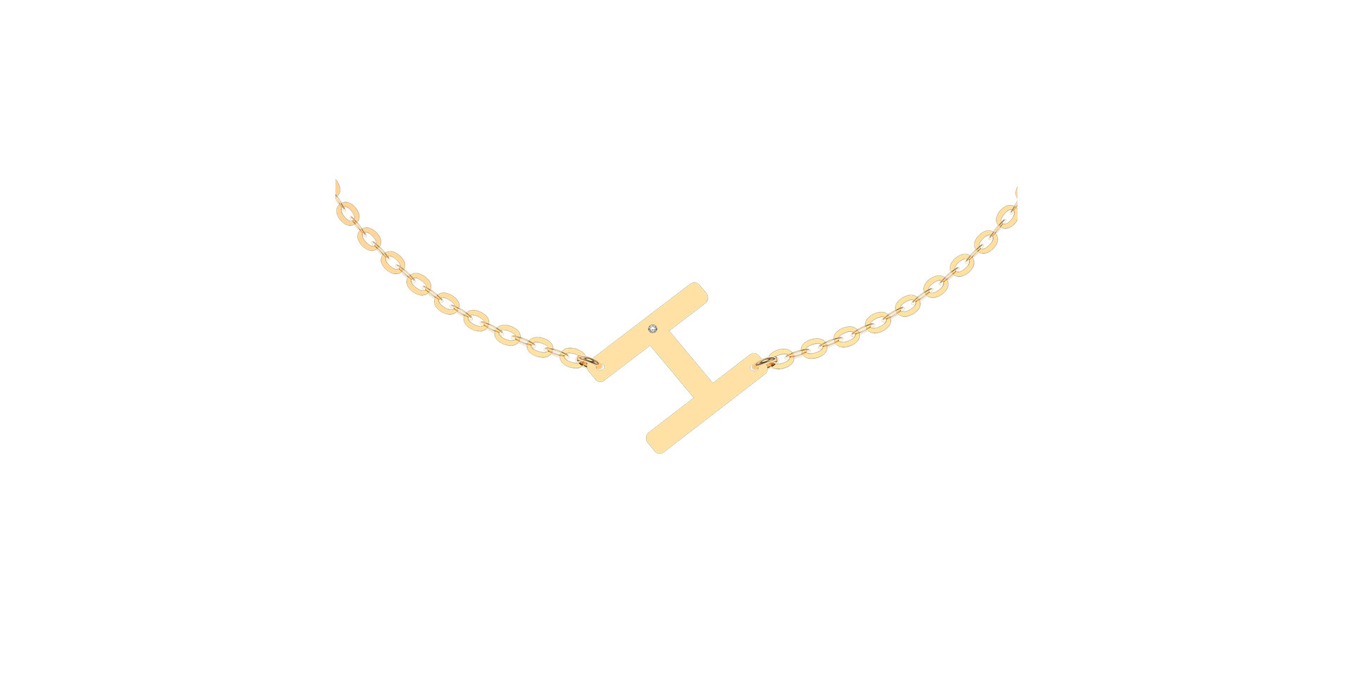 Náramek s diamantem Big Line H