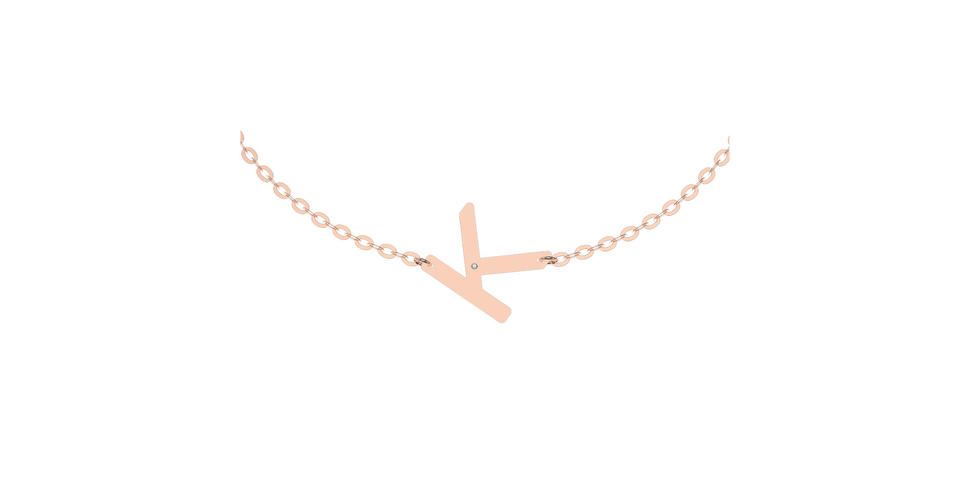 Náramek s diamantem Big Line K