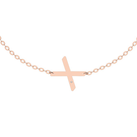 Náramek s diamantem Big Line X