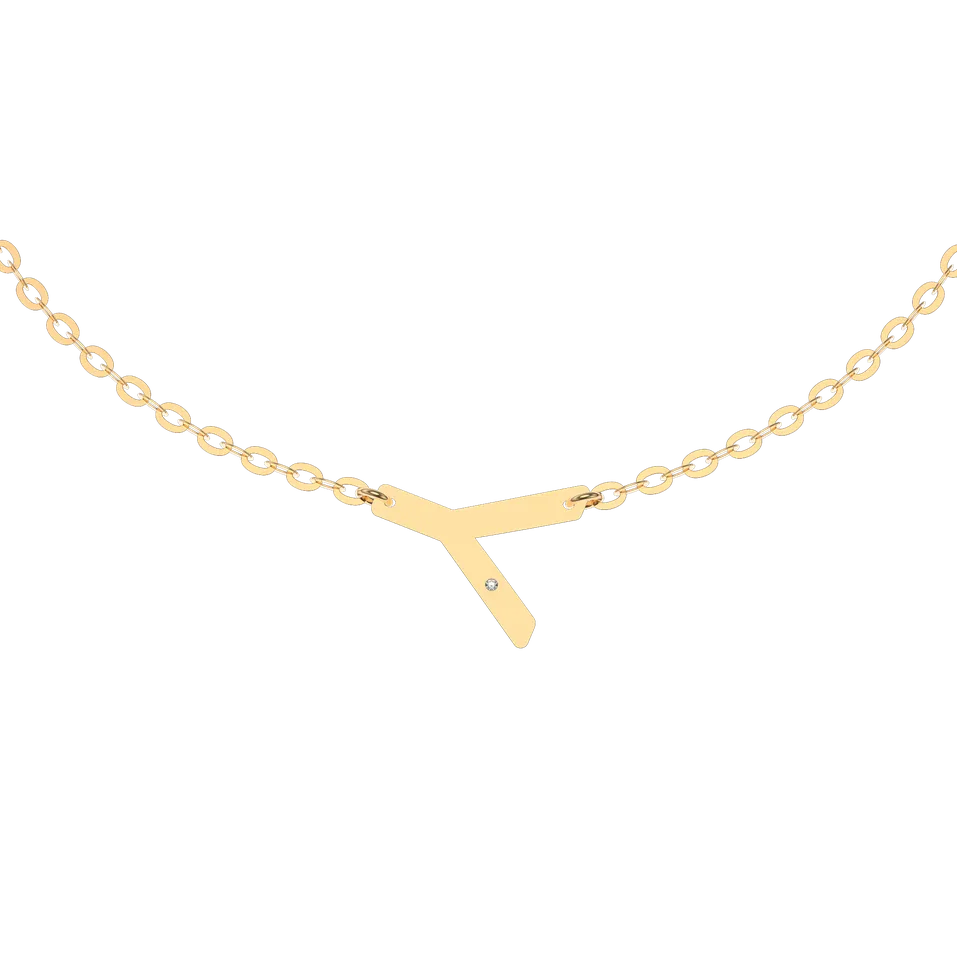 Náramek s diamantem Big Line Y