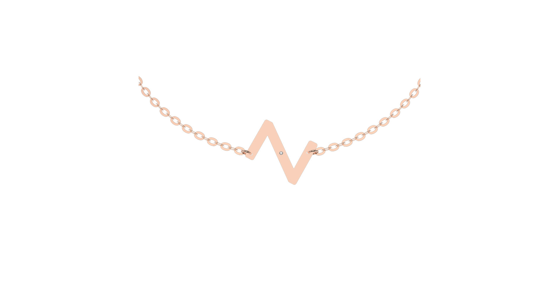 Náramek s diamantem Big Line Z