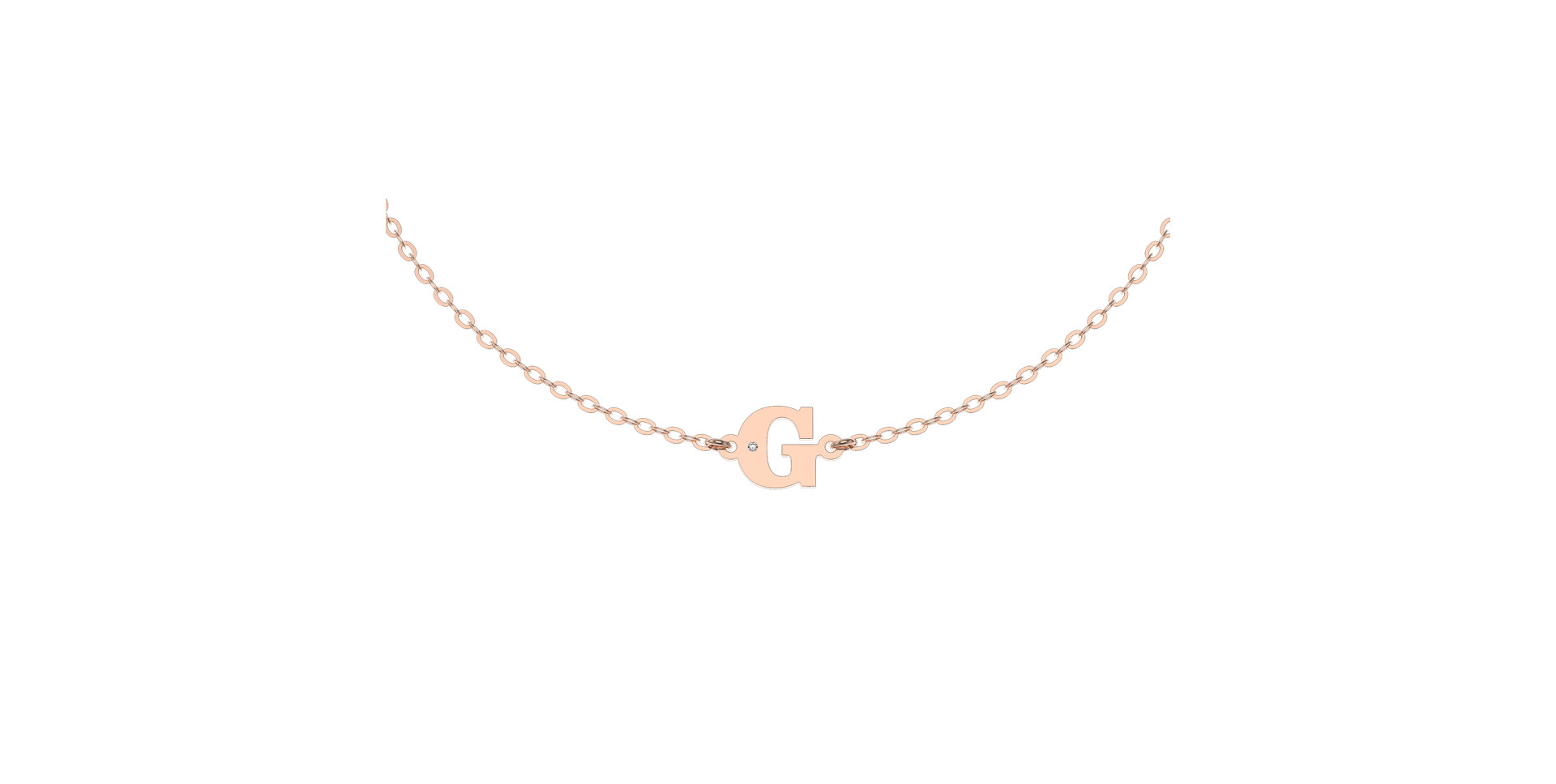 Náramek s diamantem Classic Big G