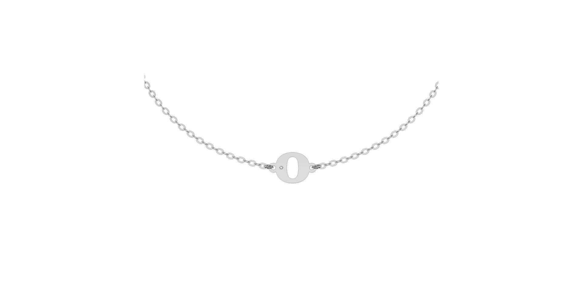 Náramek s diamantem Classic Big O