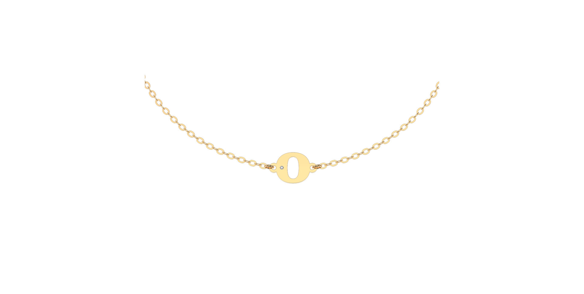 Náramek s diamantem Classic Big O