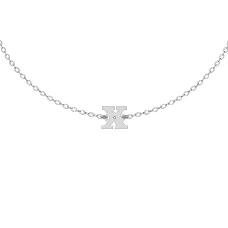 Náramek s diamantem Classic Big X