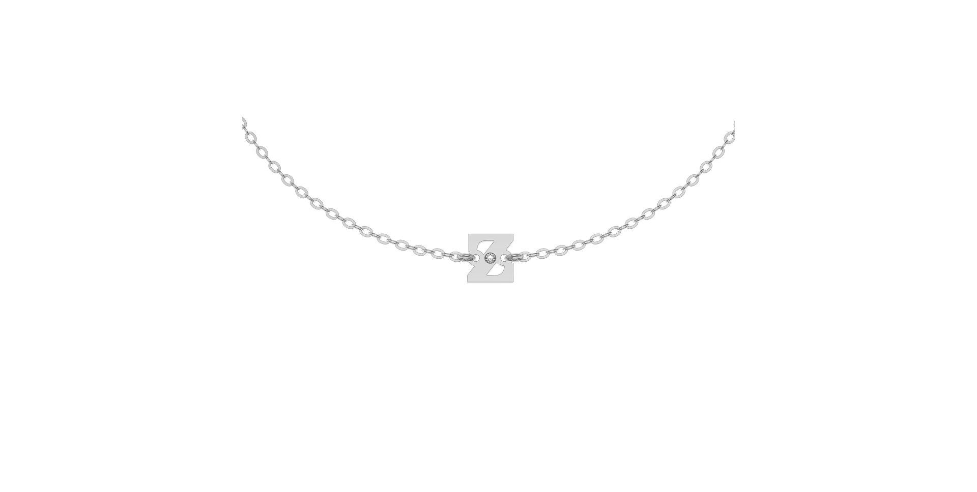 Náramek s diamantem Classic Big Z