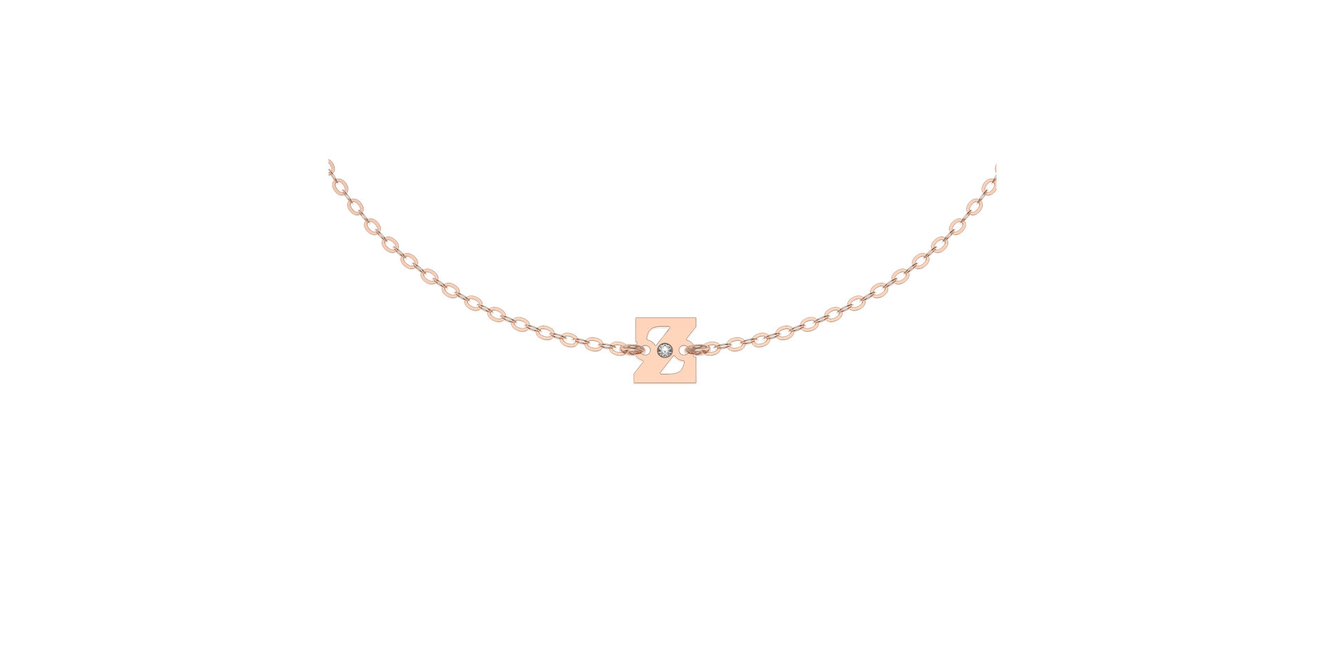 Náramek s diamantem Classic Big Z