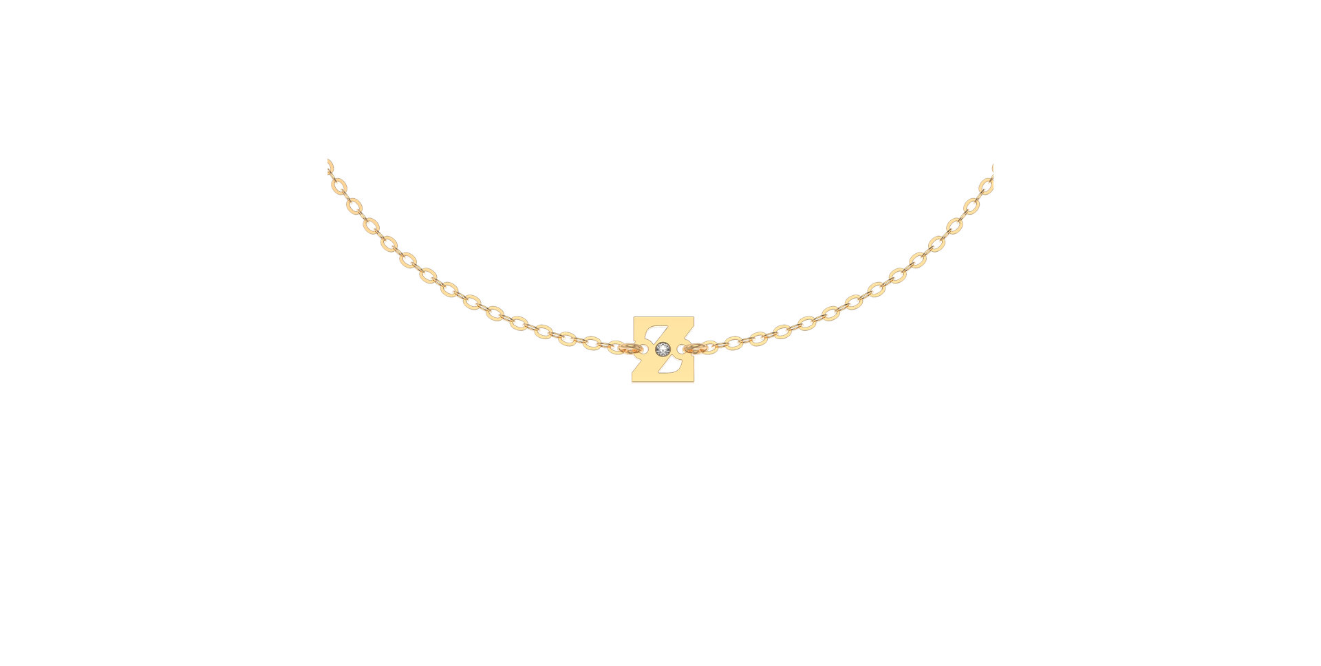 Náramek s diamantem Classic Big Z