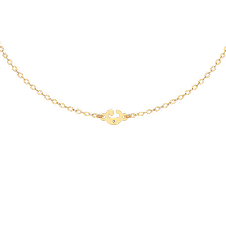 Náramek s diamantem Classic Little C