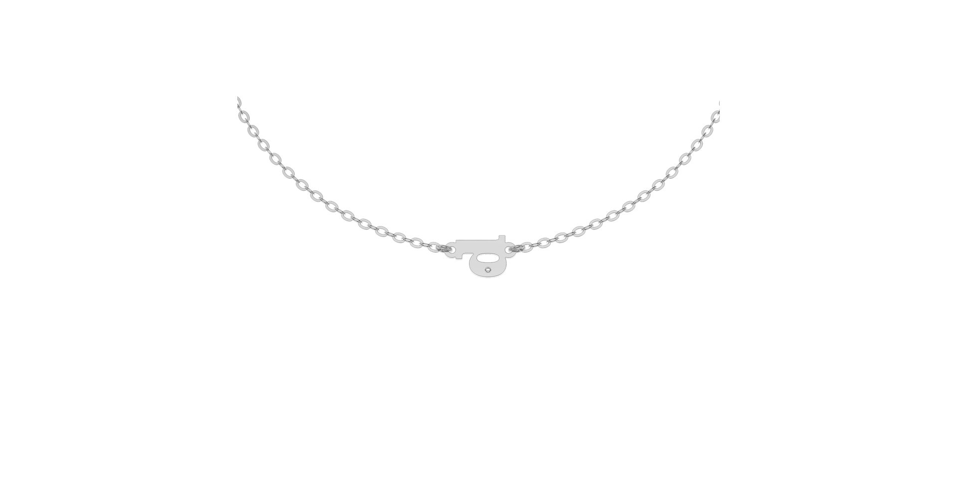 Náramek s diamantem Classic Little D