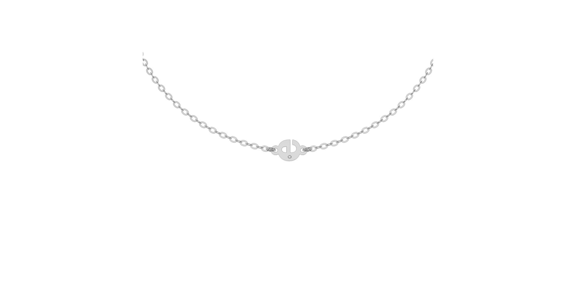 Náramek s diamantem Classic Little E