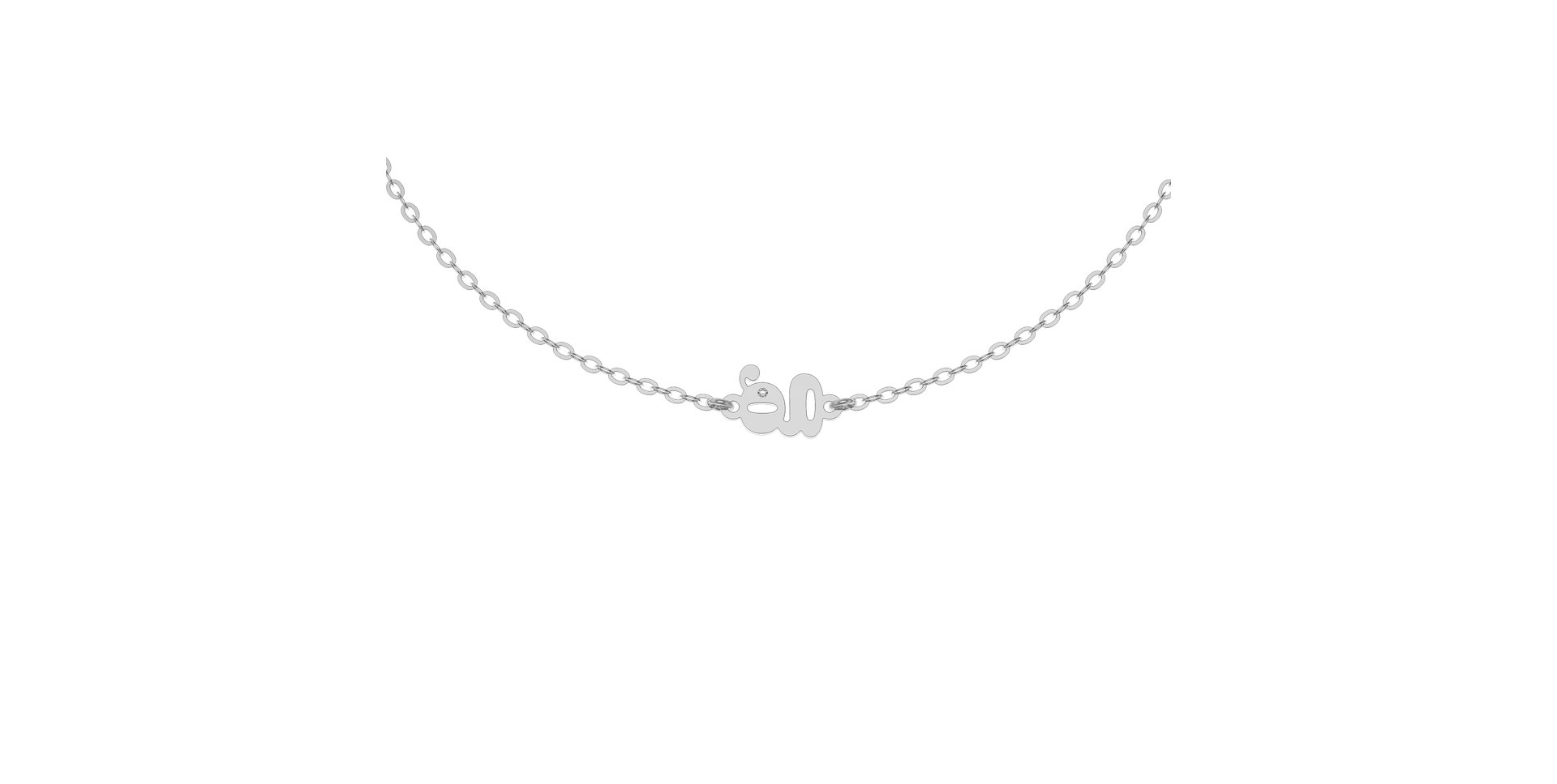 Náramek s diamantem Classic Little G