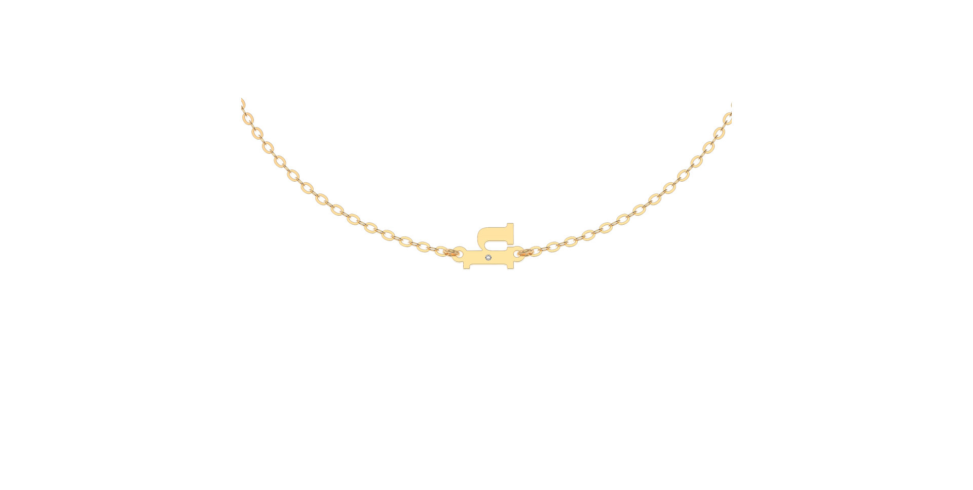 Náramek s diamantem Classic Little H