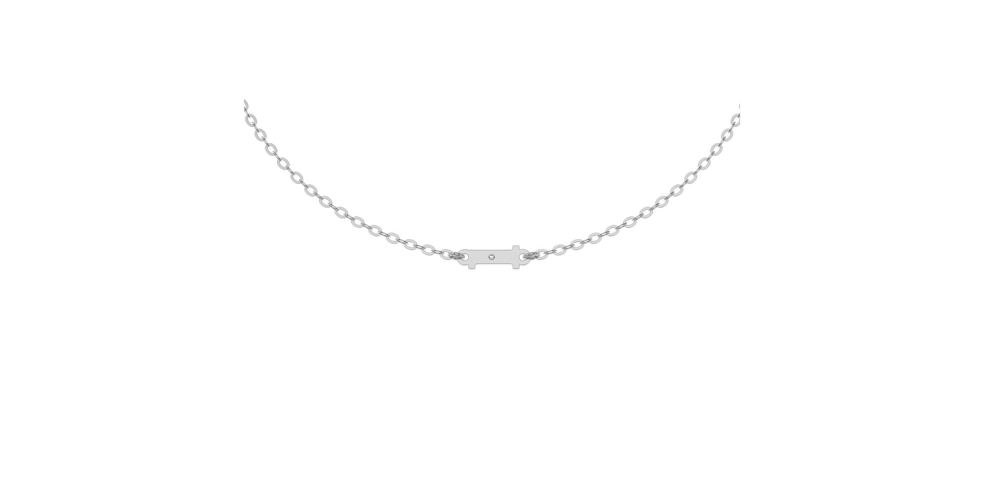 Náramek s diamantem Classic Little L