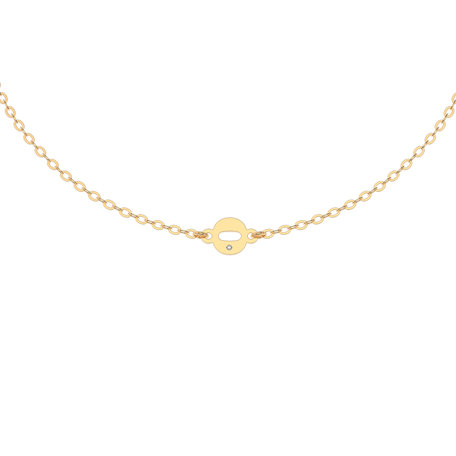 Náramek s diamantem Classic Little O