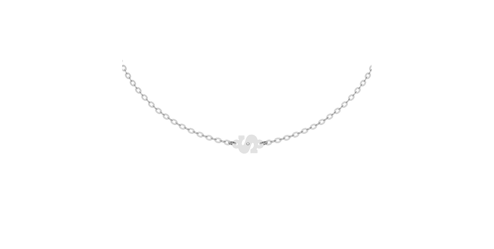 Náramek s diamantem Classic Little S