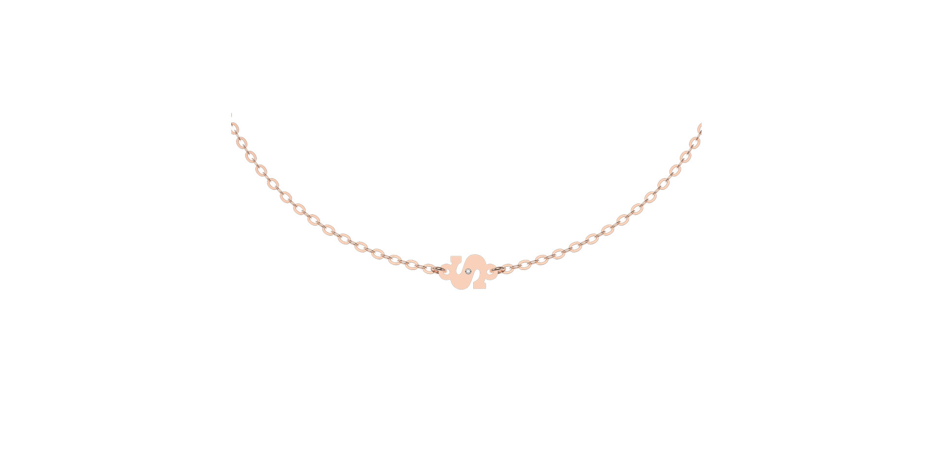 Náramek s diamantem Classic Little S