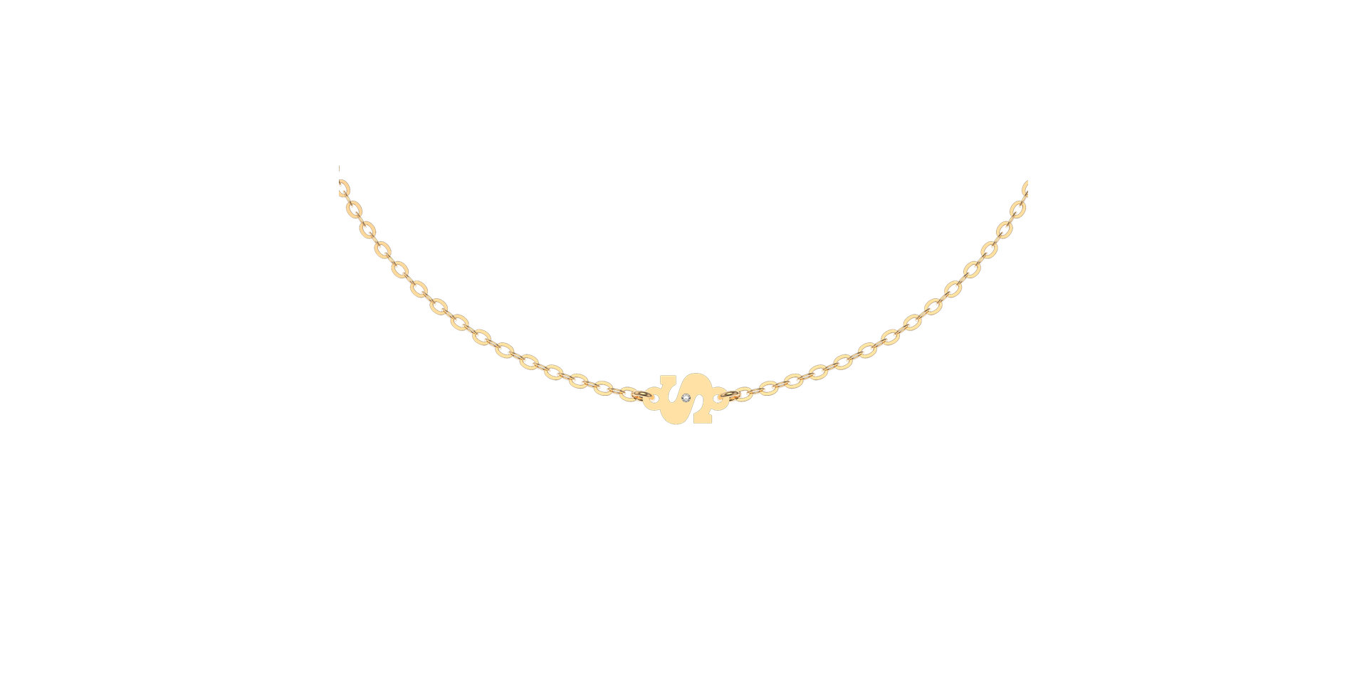 Náramek s diamantem Classic Little S