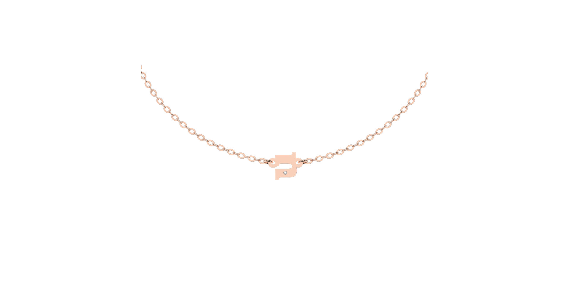 Náramek s diamantem Classic Little U