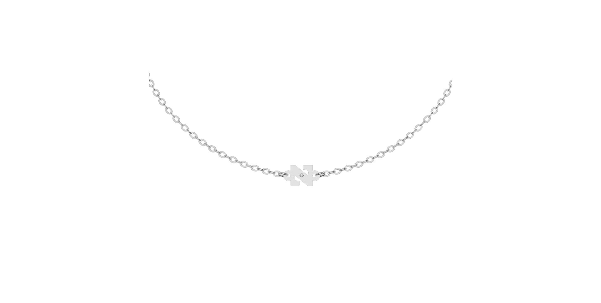 Náramek s diamantem Classic Little Z