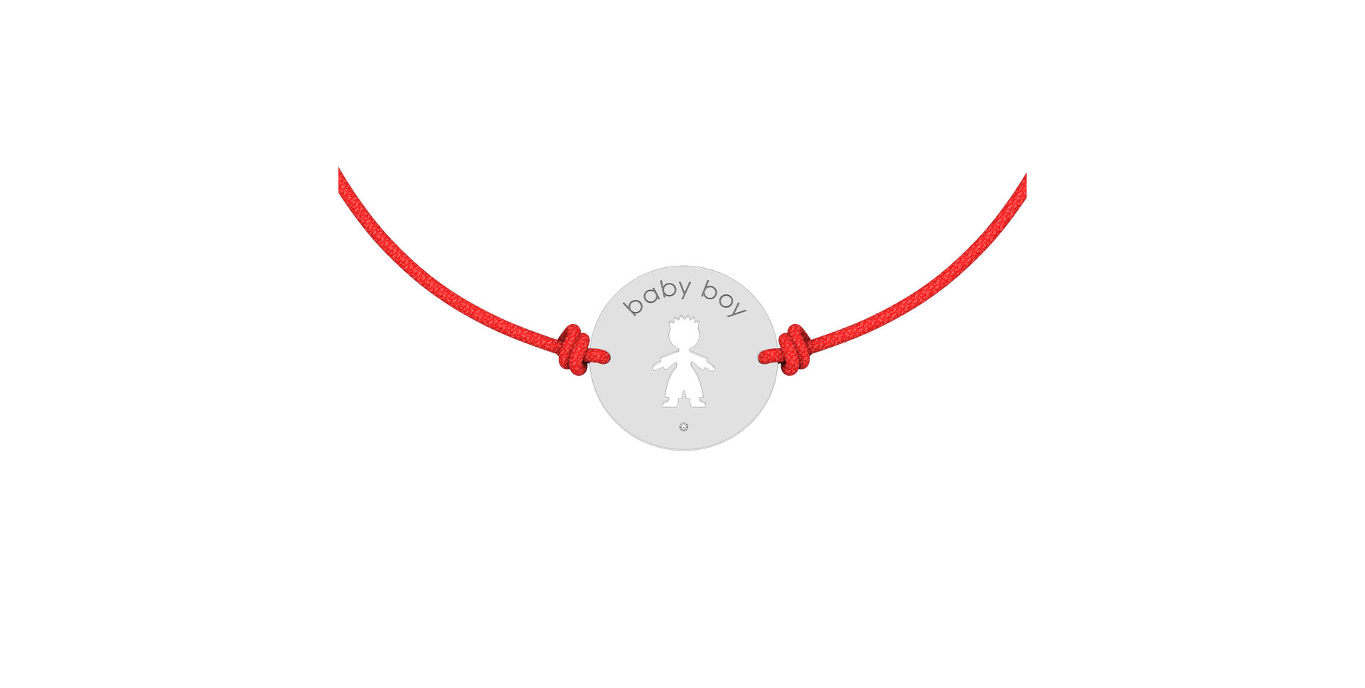 Náramek s diamantem Baby Boy