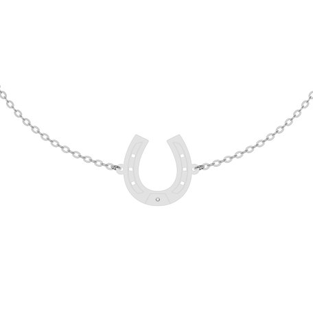 Náramek s diamantem Horseshoe