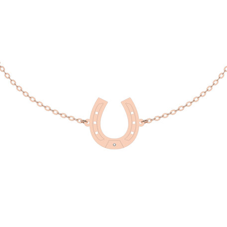 Náramek s diamantem Horseshoe