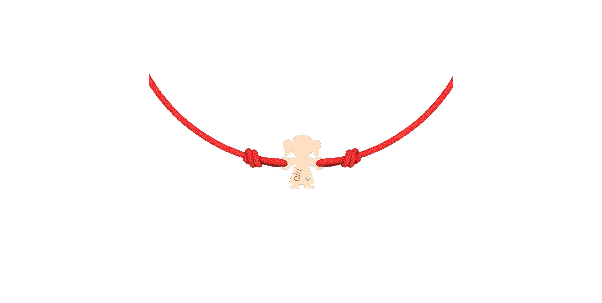 Náramek s diamantem Little Girl