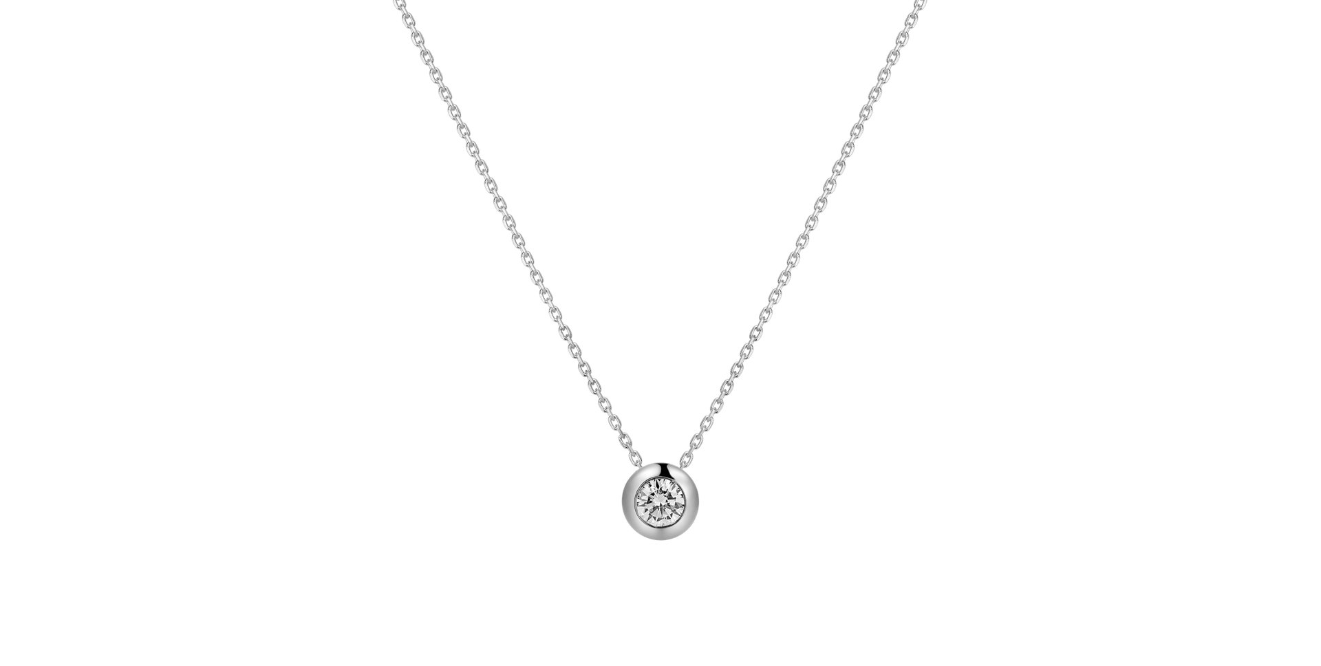 Náhrdelník s diamantem Sparkling Dots