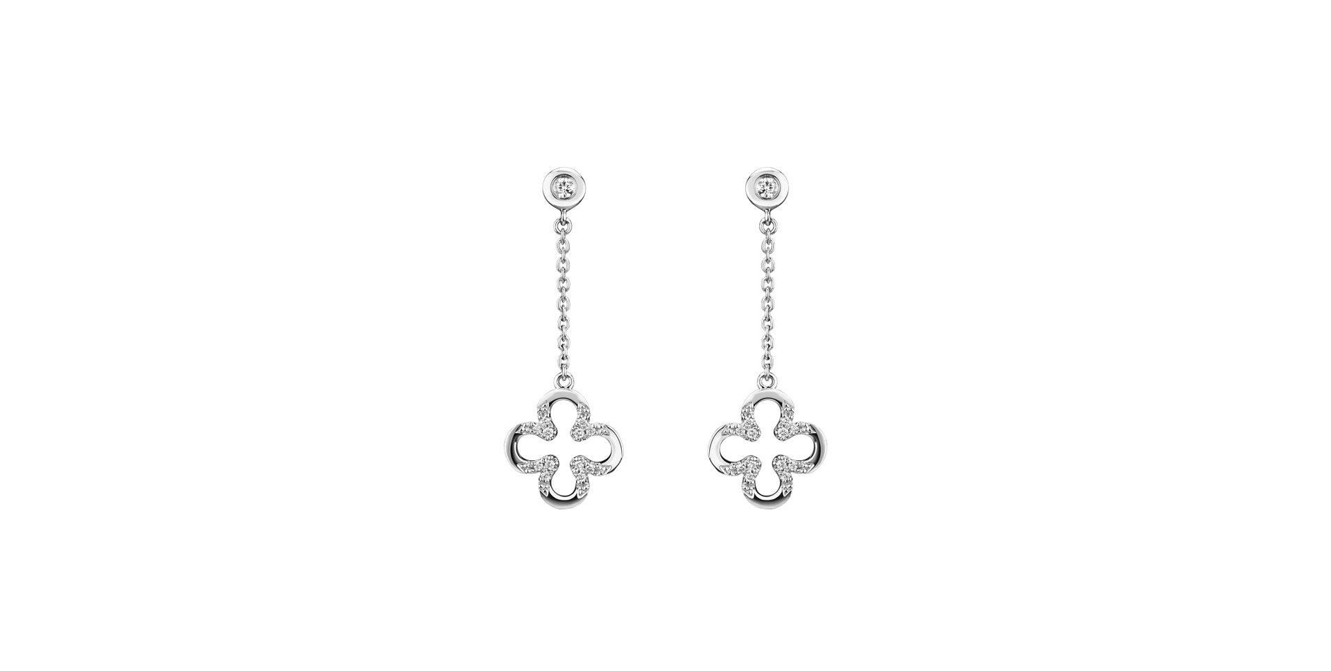 Náušnice s diamanty Great Pleasure