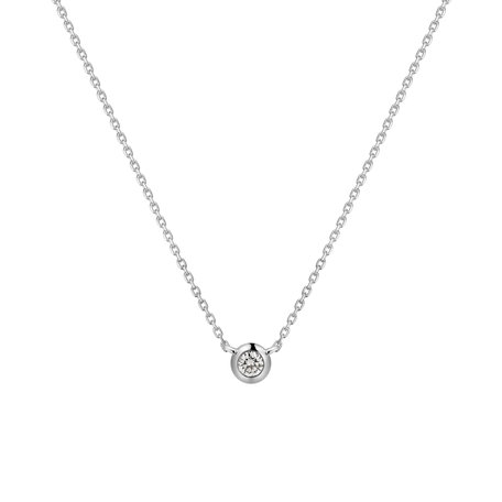 Náhrdelník s diamantem Sparkling Drop