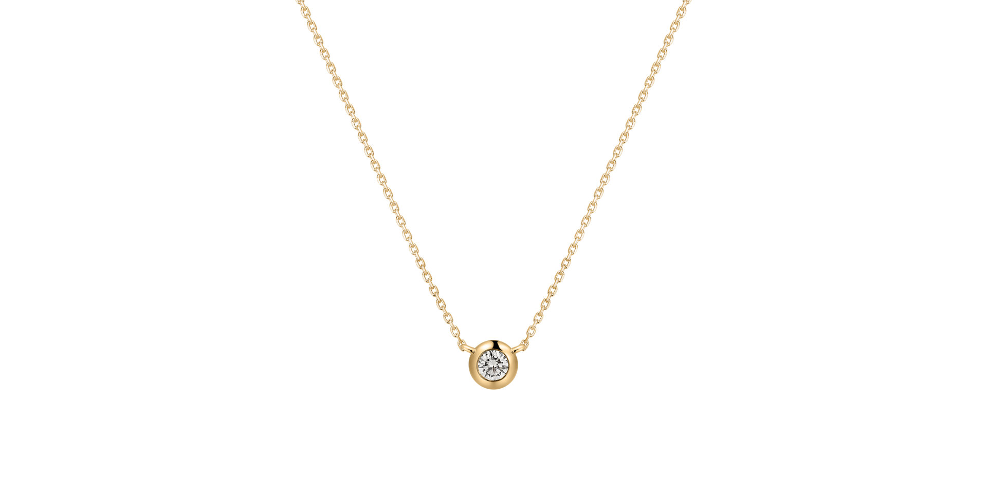 Náhrdelník s diamantem Sparkling Drop