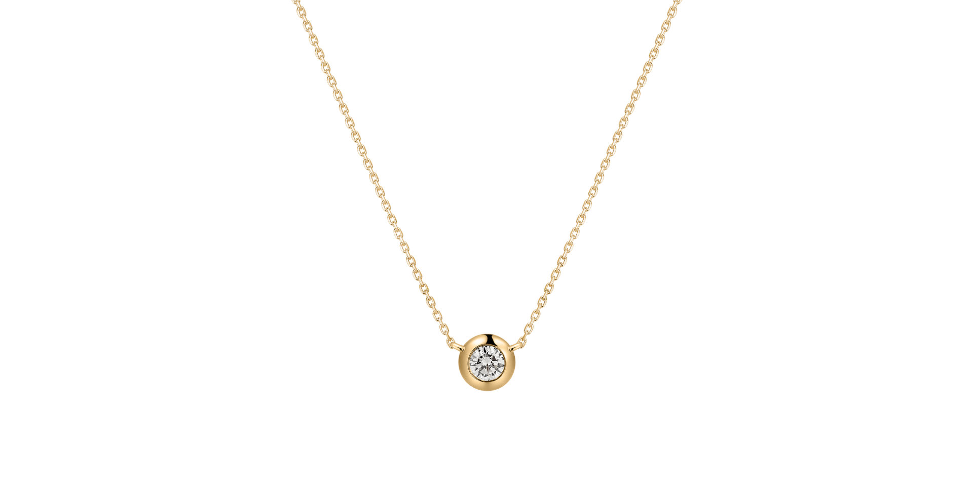 Náhrdelník s diamantem Sparkling Drop