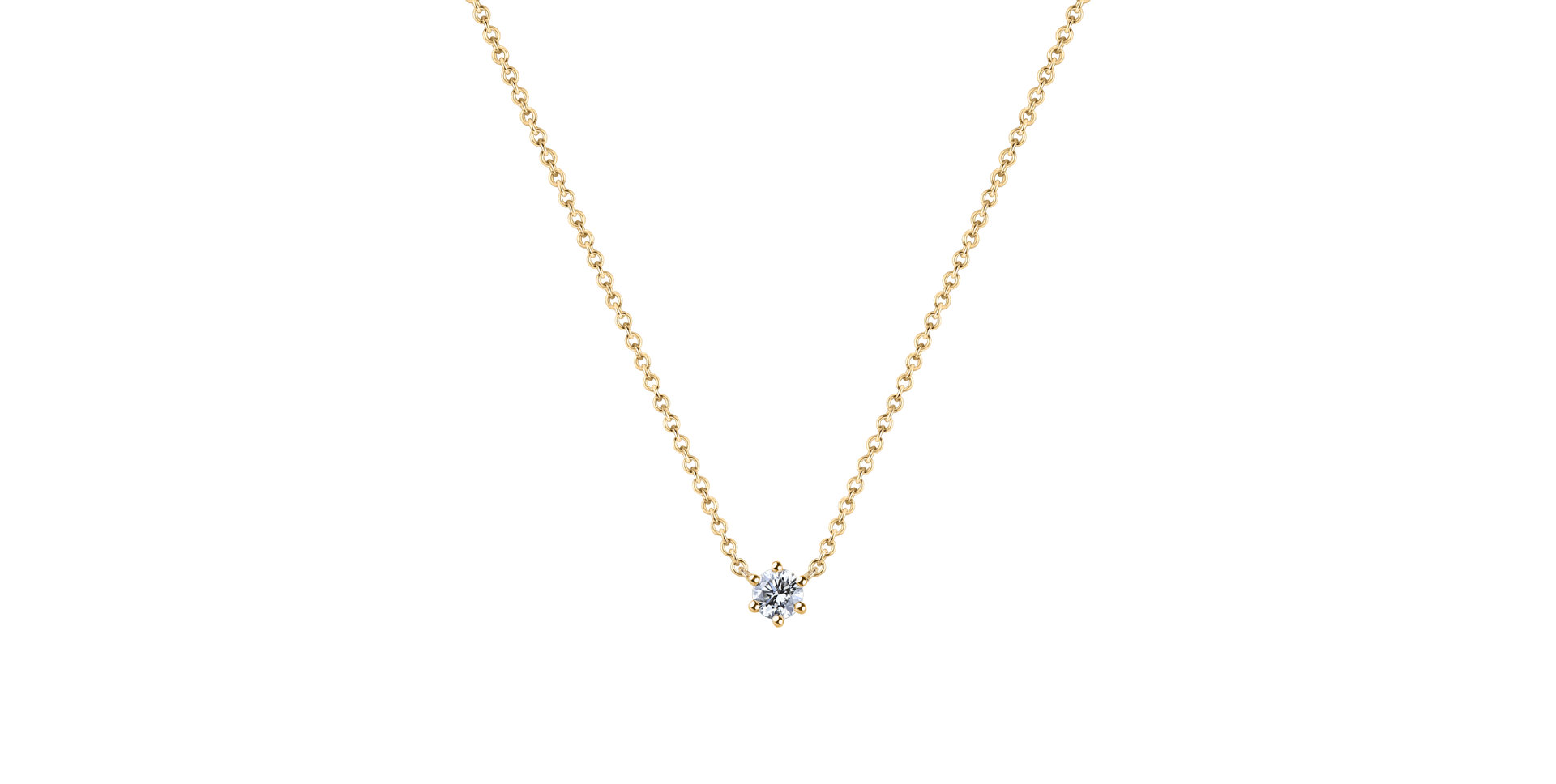 Náhrdelník s diamantem Essential Shine