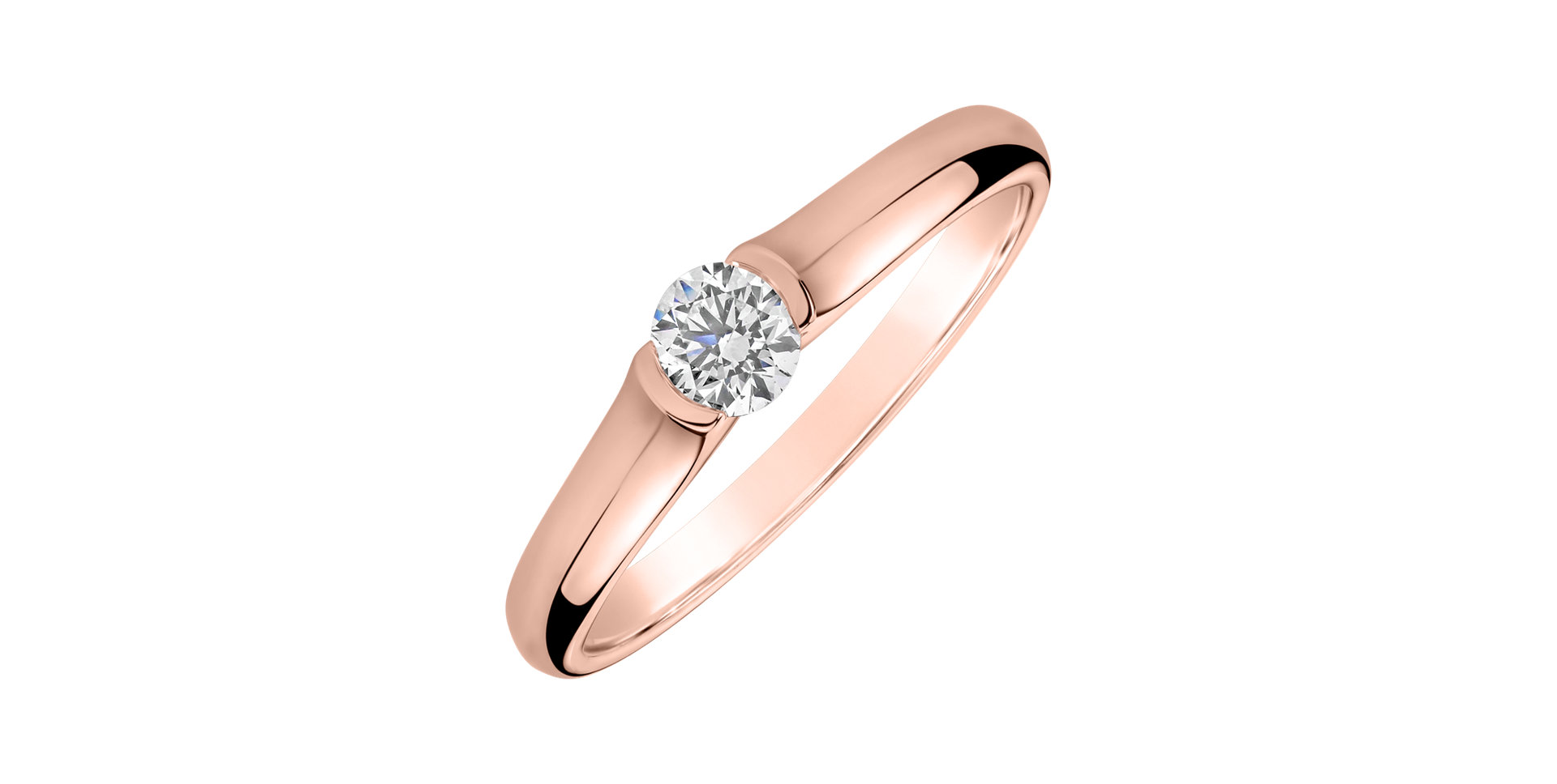 Prsten s diamantem Brilliant Love