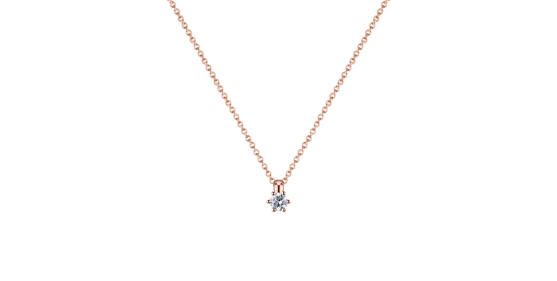 Náhrdelník s diamantem Eternal Shine