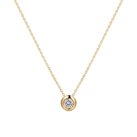 Náhrdelník s diamantem Sparkling Dots