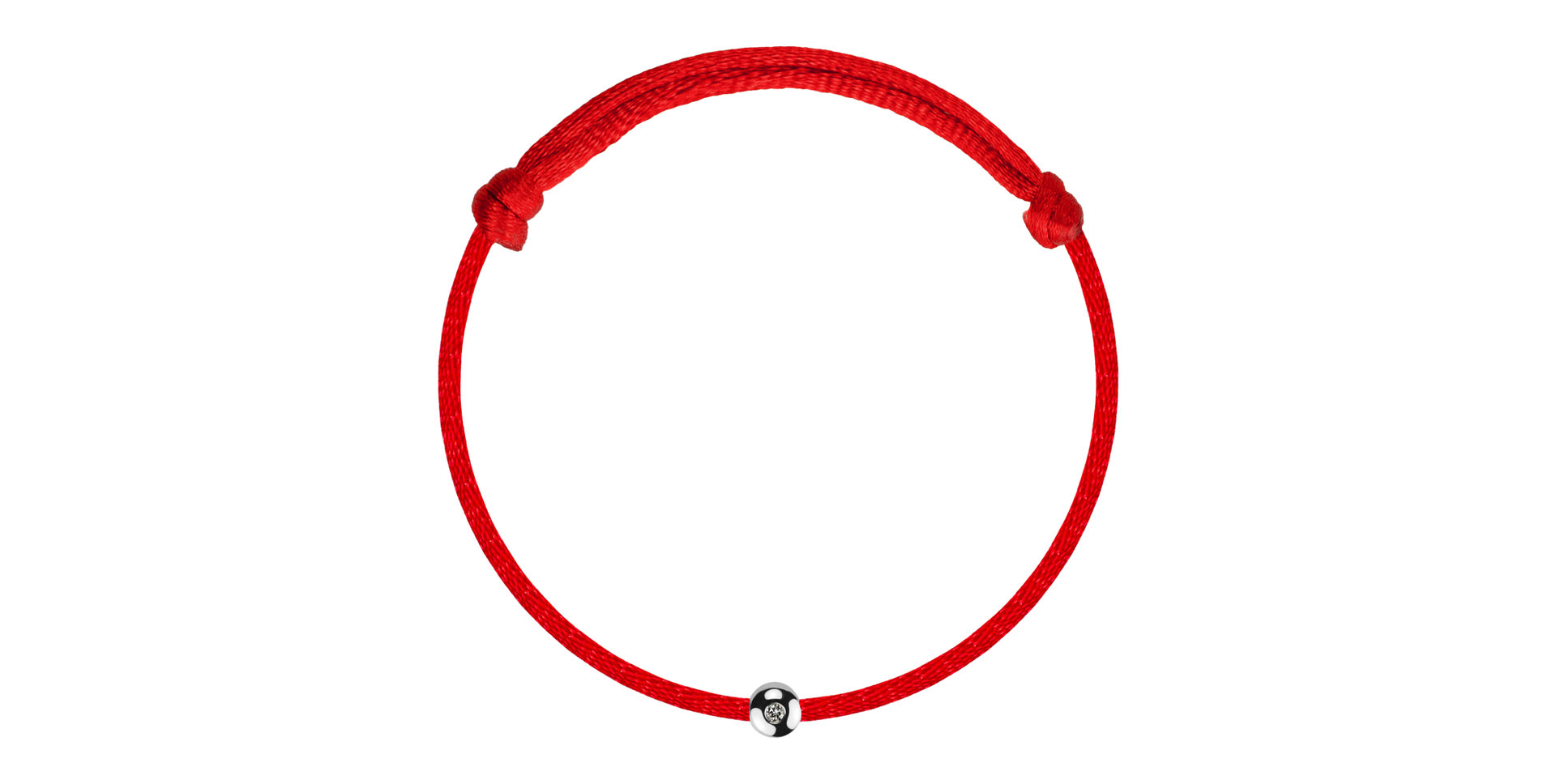 Diamantový náramek se šňůrkou Effect Dots