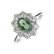Prsten s diamanty a smaragdem Princess2