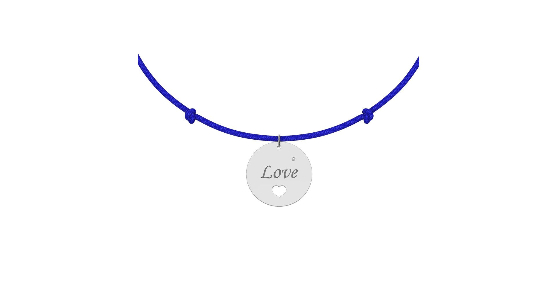 Diamantový náramek se šňůrkou Love Magical