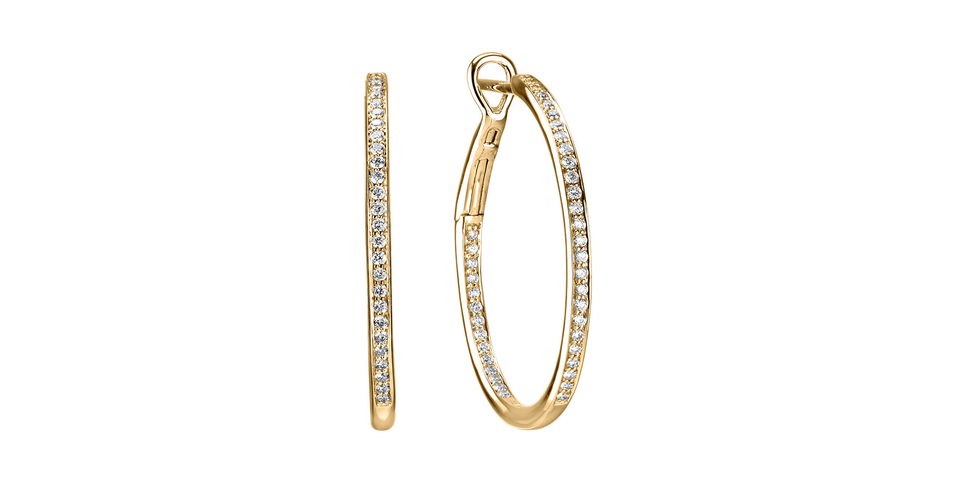 Náušnice s diamanty Shiny Goddess