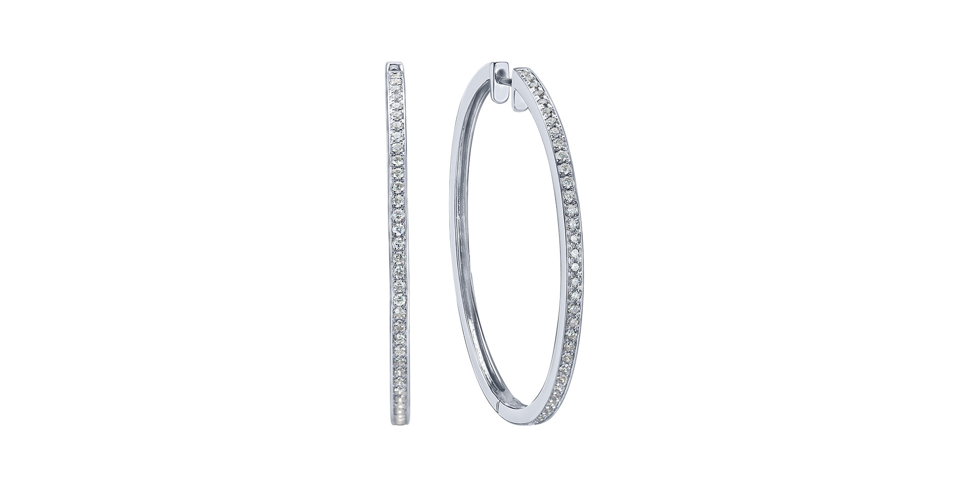 Náušnice s diamanty Shiny Rain