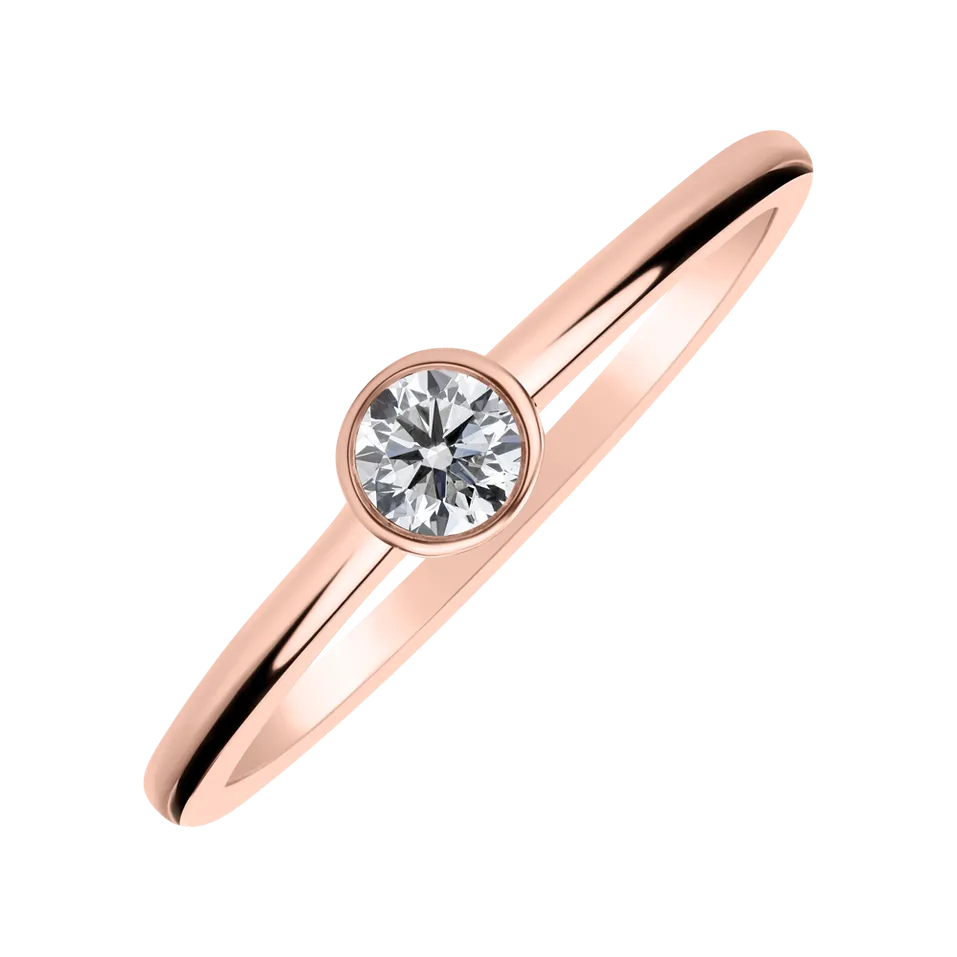 Prsten s diamantem Seductive Glow
