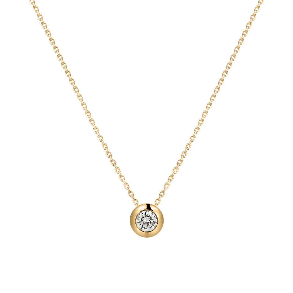 Náhrdelník s diamantem Sparkling Dot